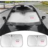 QUATTRO Parasole per Parabrezza Auto, Protezione UV, Copertura Centrale per Audi Sline A4 B9 A3 8P 8V 8L A5 A6 C6 C5 C7 A1 Q7 Q5L Q3 Q2 RS