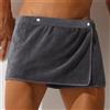 NONE Pantaloncini da Notte Sexy in Microfibra per Uomo, Pigiama Corto, Pantaloni con Spacchetti Laterali, Morbidi e Spessi