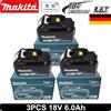 MAKITA Batteria al Litio Originale Makita 18V 6Ah BL1840 BL1830B BL1850B BL1850 BL1860 BL1815, Ricambio 100% Autentico
