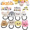 SKZOO Stray Kids Foxi.ny Dwaekki Wolf chan elastico per capelli a forma di cartone animato per ragazze, elastico versatile per coda di cavallo alta bidimensionale
