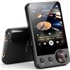 MECHEN Lettore MP3 MECHEN da 64 GB/128 GB con Bluetooth 5.3, lettore musicale portatile con touchscreen completo da 2,4' e altoparlanti
