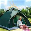 Vacclo Tenda da Campeggio Pieghevole con Borsa, Apertura Rapida Automatica, per 2-3 Persone, Portatile, Impermeabile e Resistente al Sole, Montaggio Istantaneo con Un Clic