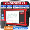 KINGBOLEN K7 Strumento Diagnostico Bidirezionale OBD2 Scanner Bluetooth con Aggiornamenti GRATUITI a Vita, 31+ Funzioni di Reset, Diagnostica Completa di Tutti i Sistemi CAN FD, FCA