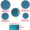 NONE 10 Pezzi Dischi Metallici da 40mm 35mm 30mm 25mm 20mm per Supporti Magnetici per Telefono, Compatibili con Supporti Auto Magnetici