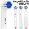 NONE Confezione da 4/12/20 Testine di Ricambio con Setole Morbide Compatibili con Spazzolino Elettrico Oral B, per Pro 1000 100 7500