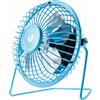 NONE UNICO 360 ° Mini ventilatore da tavolo alimentato tramite USB, girevole liberamente, modello in metallo da 4 pollici, plug and play.