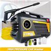 NONE Idropulitrice Portatile 220V ad Alta Pressione 3000W con Pompa Acqua Automatica, 3 Modalità Ugello, Spruzzatore Schiuma e Doppia Aspirazione per Lavaggio Auto e Esterni