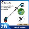 Camecho Tosaerba elettrico portatile Lunghezza regolabile Taglierina Cordless Tagliaerba da giardino Batteria 21V
