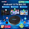Carlinkit Tbox-Ultra 4 CarlinKit Android 15 TV Box 5G/4G LTE SM6350 Wireless Android Auto & CarPlay Ai Box per Netflix IPTV GPS 8GB+128GB