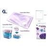 NONE Set 6 Sacche Sottovuoto Profumate | 3 Grandi 80x130cm + 3 Medie 60x80cm | Salvaspazi Resistenti e Riutilizzabili