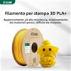 ESUN Filamenti per stampa 3D eSUN PLA+ 1kg PLA+ 1.75mm +/-0.02MM senza deformazioni, filamento per stampa 3D con avvolgimento ordinato, confezione sottovuoto, spedizione rapida