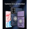 NONE 360 ° Cover Posteriore per Telefono con Supporto Girevole in Metallo e Custodia in TPU Morbido + PC Rigido per Honor 600 500 400 Pro X9D X9C X8C X8B X6C Magic 8 7 Lite