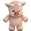 Generico Peluche Mucca che Corre 45 cm - Cuscino Morbido e Soffice per Nanna