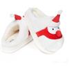JOMIX Pantofole Donna Invernali Morbide con Motivo di Pupazzo di Neve MD9642（Bianco, 40_41）