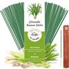Trulloyoo Bastoncini di incenso alla citronella, 200 ore, olio essenziale di citronella naturale, bastoncini di incenso per esterni, giardini, cortili, 240 bastoncini, 50 minuti di combustione ciascuno