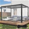 COEWUR Telo Telone Impermeabile Esterno 1 x 2 m Telo Impermeabile Trasparente PVC 420 g/m² Telo con Occhiellato Telone di Copertura con Corda da 10 M Multiuso Resistente per Serra Balcone Giardino