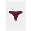 Tezenis Brasiliana Taglio Vivo Cotone Organico E Pizzo Riciclato Donna Rosso
