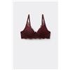 Tezenis Reggiseno Super Push-up In Pizzo Riciclato Malibù Donna Rosso