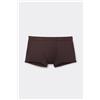 Tezenis Boxer In Microfibra Elastico Con Logo Uomo Marrone