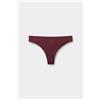 Tezenis Brasiliano In Cotone Organico Tinta Unita Donna Rosso