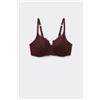 Tezenis Reggiseno Balconcino Pizzo Riciclato Full Coverage Prague Donna Rosso