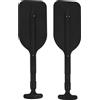 No 2 Pezzi Pagaie Telescopiche nel Plastica per Barche Pagaia Pieghevole 9407