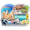 Quwsne Magnete da frigorifero Sharm El Sheikh Egitto Magnete da frigorifero souvenir da viaggio in città regali turistici 3D classici punti di riferimento artigianali fatti a mano decorazione per la
