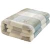 FANSU Coperta Plaid in Pile di Flanella Super Morbida e Calore, Copriletto Stampa Scozzese per Letto Singolo/Matrimoniale, Coperta Divano in Microfibra Spessa Invernal (150x200cm,Verde)
