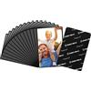 Magicfly Cornice Foto 10x15cm (4x6 Polici), 15 pcs Cornice Magnetica Cornice Piccola Cornice Nera per Frigo, Colore Nero