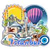 Quwsne Calamita per frigorifero Istanbul Turchia Magnete da frigorifero souvenir di viaggio in città regali turistici 3D classici monumenti artigianali fatti a mano decorazione della casa -3789