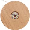 DOITOOL Base Led Ricaricabile Usb in Legno Per Sfera Di Cristallo 4.7X4.7X0.8 Pollici Supporto Luminoso Per Decorazioni Casa E Display Artistico