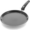 GreenPan Essentials Padella per Crêpes e Pancake in Ceramica Sana e Antiaderente da 28 cm, Senza PFAS, Induzione, Sicuro al Forno e al Griglia fino a 160°C, Lavabile in Lavastoviglie, Nero