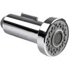 ZYNCUE Ugello spruzzatore di ricambio per rubinetto del lavello della cucina, plastica ABS, finitura spazzolata, connettore G 1/2 (cromato)