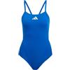 adidas Donna Ripstream Team Thin Straps C-Back Swimsuit Swimwear, Team Royal Blue, 30