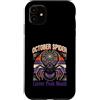 Halloween October Astrology Lover Custodia per iPhone 11 Ottobre Spider Career Peak Month Halloween Vibes