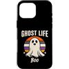 Cute Spooky Ghost Halloween Aesthetic Custodia per iPhone 16 Pro Max Fantasma Vita Retro Carino Halloween Fantasma