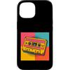 cassette pop art retro mixtape mythic ar Custodia per iPhone 15 Nastro retrò Pop Art Cassette