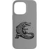 alligator graphic tee Custodia per iPhone 14 Pro Max Fauna selvatica xilografica vintage Open Jaw Gator