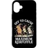 Confusione Divertente Meme Sarcastico Custodia per iPhone 16 Plus Off To Cause Maximum Kerfuffle
