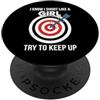 Archery Girl Power Quote Target Arrow Sp I Know I Shoot Like a Girl Tiro Con L'arco Motivazionale PopSockets PopGrip Adesivo