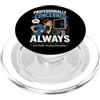 Vitals & Virtue Co Infermiera Professionalmente Preoccupata Maglietta PopSockets PopGrip per MagSafe