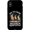 Confusione Divertente Meme Sarcastico Custodia per iPhone X/XS Off To Cause Maximum Kerfuffle