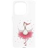 Whimsical Feather Dance Studio Custodia per iPhone 15 Pro Carino Ballerina Oca Danza Acquerello Art
