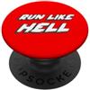 Watch TV Movies & Books on Radio Compute Run Like Hell | Musica anni '70 anni '80 anni '70 PopSockets PopGrip Adesivo