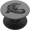 alligator graphic tee Fauna selvatica xilografica vintage Open Jaw Gator PopSockets PopGrip Adesivo