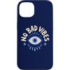 Evil Eye Aura Custodia per iPhone 13 No Bad Vibes Evil Eye Retro Boho Spirituale Positivo