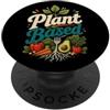 Plant Humor Co Umorismo vegano vegetale a base vegetale PopSockets PopGrip Adesivo