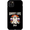 Cute Spooky Ghost Halloween Aesthetic Custodia per iPhone 11 Pro Max Fantasma Vita Retro Carino Halloween Fantasma