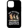 Confusione Divertente Meme Sarcastico Custodia per iPhone 12 mini Off To Cause Maximum Kerfuffle