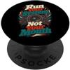 Car Audio Humor Co Esegui il tuo sistema non la tua bocca Umorismo altoparlante PopSockets PopGrip Adesivo